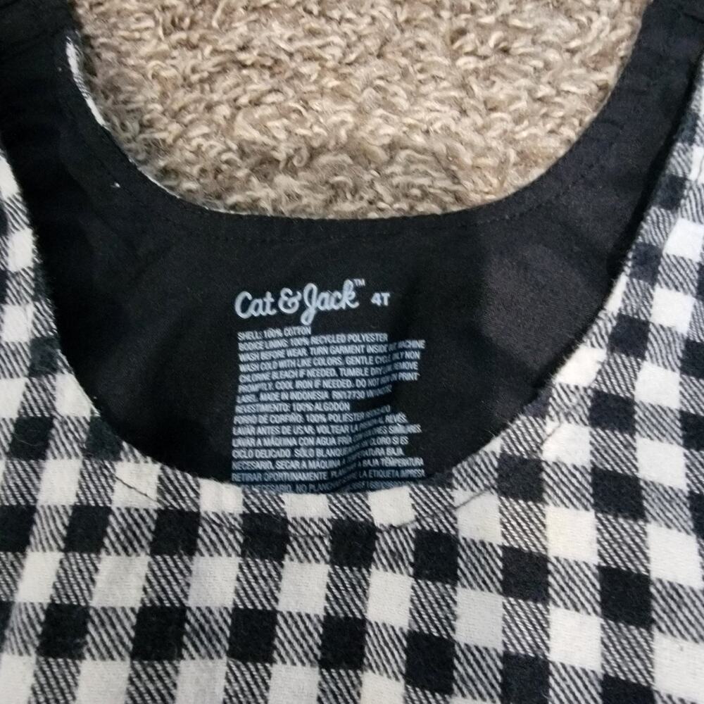 Cat&jack plaid sleeveless dress - Picture 4 of 7